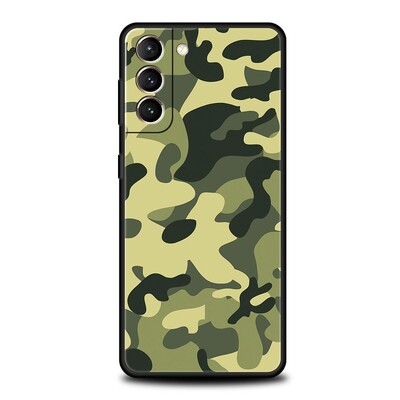 Θήκη τηλεφώνου Camouflage Military Army Camo για Samsung Galaxy S24 S23 S22 S20 Ultra S21 FE 5G S10 S9 Plus S10E Κάλυμμα σιλικόνης