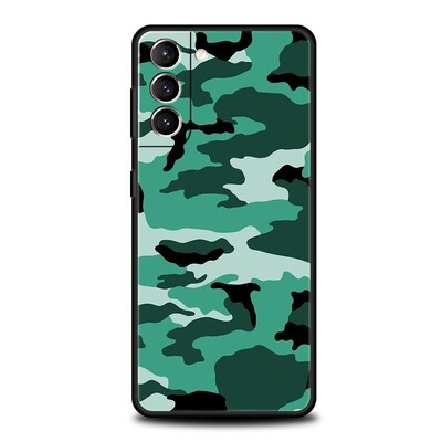 Θήκη τηλεφώνου Camouflage Military Army Camo για Samsung Galaxy S24 S23 S22 S20 Ultra S21 FE 5G S10 S9 Plus S10E Κάλυμμα σιλικόνης