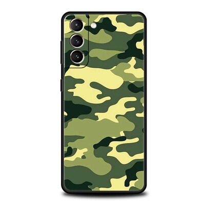 Θήκη τηλεφώνου Camouflage Military Army Camo για Samsung Galaxy S24 S23 S22 S20 Ultra S21 FE 5G S10 S9 Plus S10E Κάλυμμα σιλικόνης