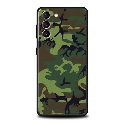 Θήκη τηλεφώνου Camouflage Military Army Camo για Samsung Galaxy S24 S23 S22 S20 Ultra S21 FE 5G S10 S9 Plus S10E Κάλυμμα σιλικόνης
