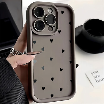 Θήκη σιλικόνης Love Heart Design για Samsung Galaxy S24 S23 S22 S21 Ultra Plus FE 5G A25 A35 A55 A14 A34 A54 A33 A53