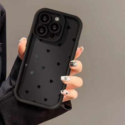 Θήκη σιλικόνης Love Heart Design για Samsung Galaxy S24 S23 S22 S21 Ultra Plus FE 5G A25 A35 A55 A14 A34 A54 A33 A53