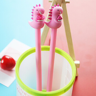 1 KOM crtani materijal slatka kawaii dinosaur dječak gel olovka školski uredski pribor ručka kreativna slatka prilično lijepa životinjska olovka