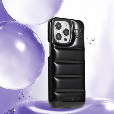 Ins Fashion Warm Winter Down Jacket The Puffer Case Aurora για iPhone 16 15 14 13 12 Pro Max Θήκες τηλεφώνου Κάλυμμα αντικραδασμικό Coque