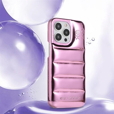 Ins Fashion Warm Winter Down Jacket The Puffer Case Aurora για iPhone 16 15 14 13 12 Pro Max Θήκες τηλεφώνου Κάλυμμα αντικραδασμικό Coque