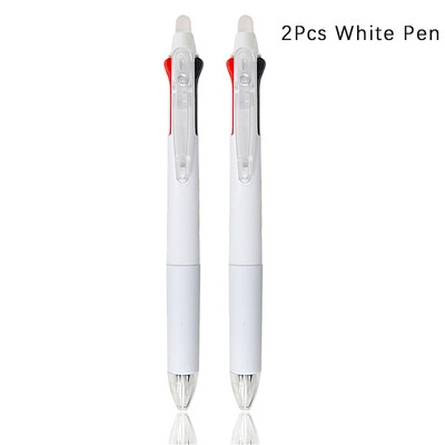 Kreativna 3 u 1 višebojna olovka, 0,5 mm brisiva gel olovka, set čarobne tinte, 3 boje, dopuna, periva drška, uredski školski pribor