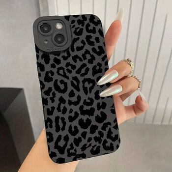 Θήκη τηλεφώνου Leopard Print Pattern για iPhone 15 Θήκες iPhone 14 13 12 11 16 Pro Max XS X XR 7 8 Plus SE 2 Αντικραδασμικό κάλυμμα προφυλακτήρα