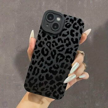 Θήκη τηλεφώνου Leopard Print Pattern για iPhone 15 Θήκες iPhone 14 13 12 11 16 Pro Max XS X XR 7 8 Plus SE 2 Αντικραδασμικό κάλυμμα προφυλακτήρα