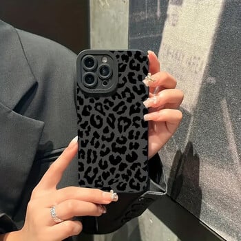 Θήκη τηλεφώνου Leopard Print Pattern για iPhone 15 Θήκες iPhone 14 13 12 11 16 Pro Max XS X XR 7 8 Plus SE 2 Αντικραδασμικό κάλυμμα προφυλακτήρα