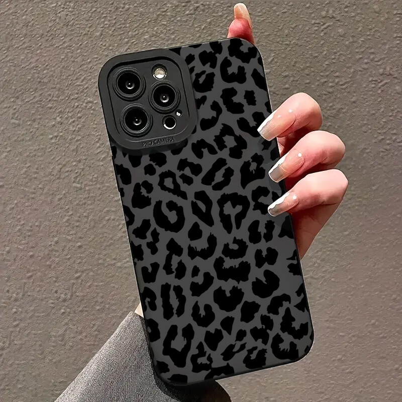 Telefonska maska s uzorkom leoparda za iPhone 15 Futrole iPhone 14 13 12 11 16 Pro Max XS X XR 7 8 Plus SE 2 Zaštitna maska otporna na udarce
