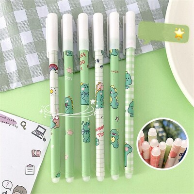 Pribor Kawaii Cartoons Plava periva ručka 0,5 mm gel olovke Neutralna brisiva olovka Brisiva olovka Studentska olovka