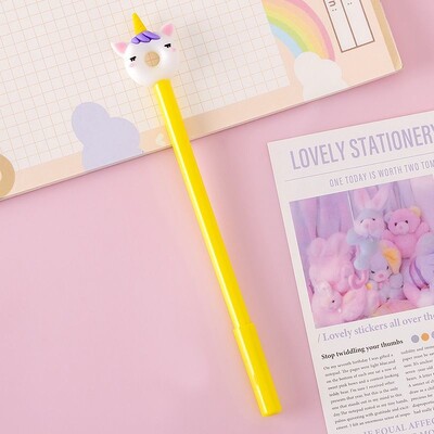 Pribor od 4 komada Slatke krafne Životinje Kreativni pribor Slatka, lijepa gel olovka