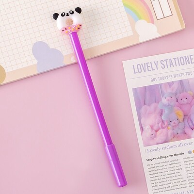 Pribor od 4 komada Slatke krafne Životinje Kreativni pribor Slatka, lijepa gel olovka