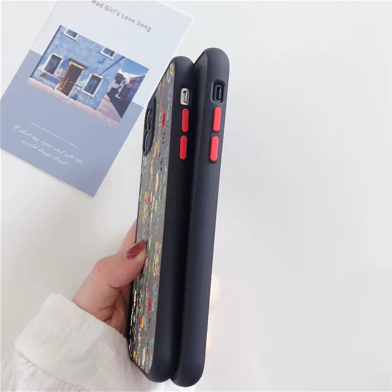 Cvjetna telefonska maska za iPhone 15 14 13 12 11 Pro Max XS X XR 7 8 15 Plus SE 2022 otporna na udarce, mekana silikonska prozirna stražnja maska