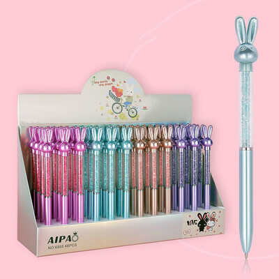 1-dijelni pribor Kemijska olovka Školski uredski pribor Slatki kawaii Kreativni slatki lijepi dijamantni zec Jelen smiješne olovke