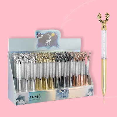 1-dijelni pribor Kemijska olovka Školski uredski pribor Slatki kawaii Kreativni slatki lijepi dijamantni zec Jelen smiješne olovke