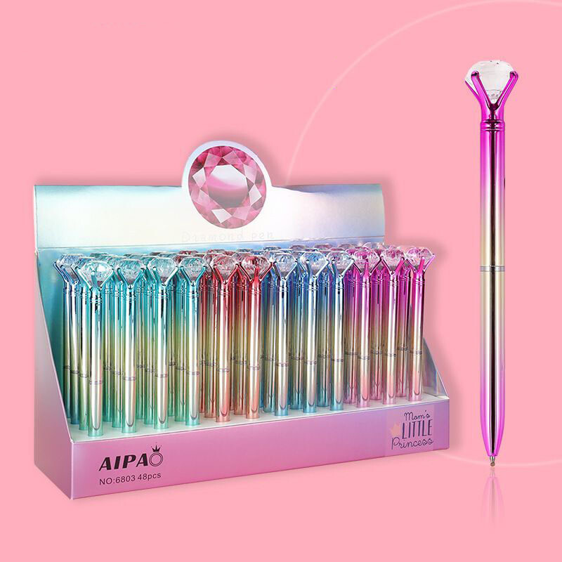 1-dijelni pribor Kemijska olovka Školski uredski pribor Slatki kawaii Kreativni slatki lijepi dijamantni zec Jelen smiješne olovke