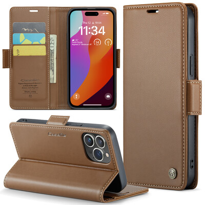 Iphone 16 Pro Max Case Iphone 15 13 14 12 11 Pro Max SE X XR XS 8 7 6 6S Plus Kortelės laikiklis Piniginės dangtelis su odiniu telefono dėklu