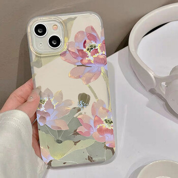 Θήκη τηλεφώνου Flowers για iPhone 16 Pro Case iPhone 15 13 11 12 14 Pro Max 13 Mini 16 Plus Translucent Slim Slim Skin Back Cover