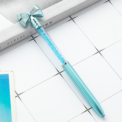 Kemijska olovka sa slatkom crtanom mašnom Kreativne modne olovke s potpisom Školski uredski pribor Alati za pisanje Izvrsna neutralna olovka