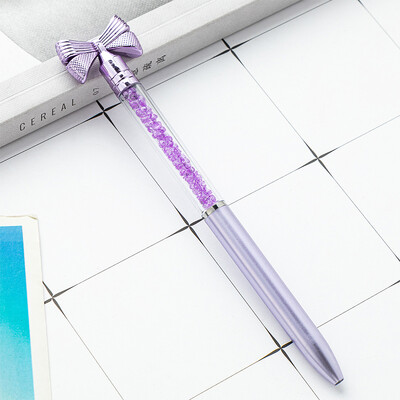 Kemijska olovka sa slatkom crtanom mašnom Kreativne modne olovke s potpisom Školski uredski pribor Alati za pisanje Izvrsna neutralna olovka