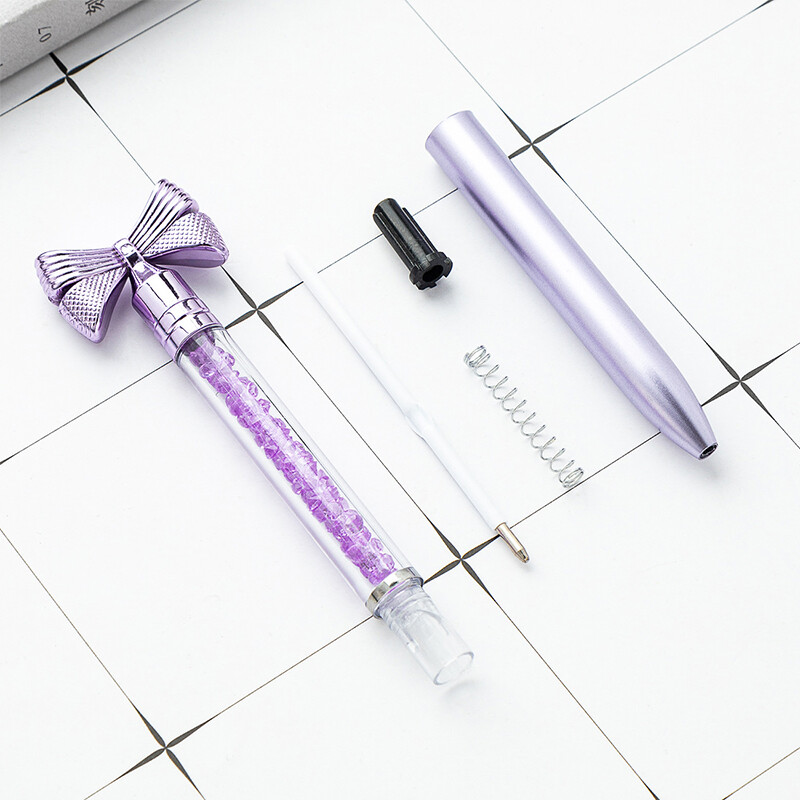 Kemijska olovka sa slatkom crtanom mašnom Kreativne modne olovke s potpisom Školski uredski pribor Alati za pisanje Izvrsna neutralna olovka