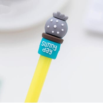 Επιστολόχαρτο 4 τεμαχίων Creative Funny Cute Handles Cactus Gel Pen