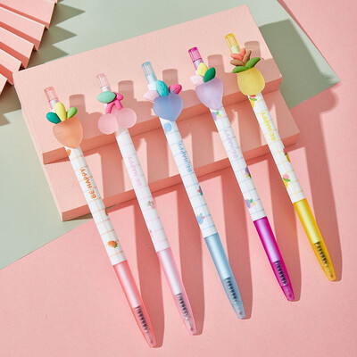 Jednodijelna Lytwtwova slatka gel olovka za prešanje voća Kreativni uredski školski pribor Dopisnice Smiješne olovke