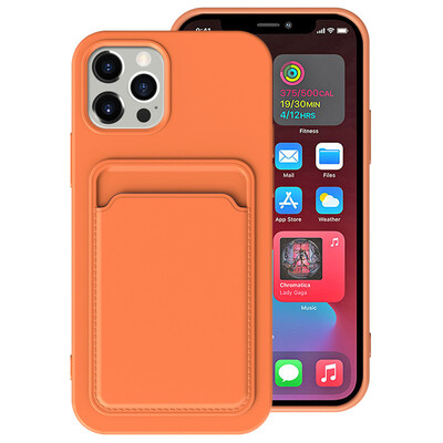 Калъф за телефон за IPhone 16 Pro Max Case IPhone 12 Mini TPU матирано меко защитно покритие iPhone 14 Card Pocket 15 Plus