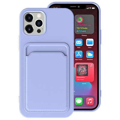 Калъф за телефон за IPhone 16 Pro Max Case IPhone 12 Mini TPU матирано меко защитно покритие iPhone 14 Card Pocket 15 Plus