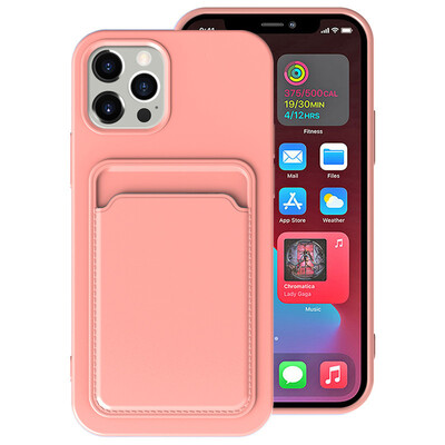 Калъф за телефон за IPhone 16 Pro Max Case IPhone 12 Mini TPU матирано меко защитно покритие iPhone 14 Card Pocket 15 Plus