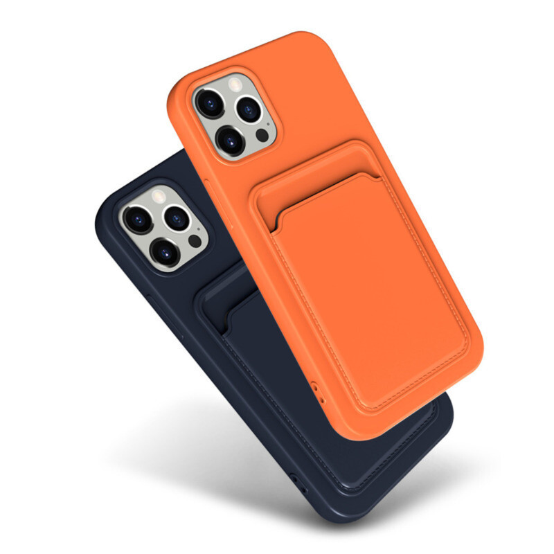 Калъф за телефон за IPhone 16 Pro Max Case IPhone 12 Mini TPU матирано меко защитно покритие iPhone 14 Card Pocket 15 Plus