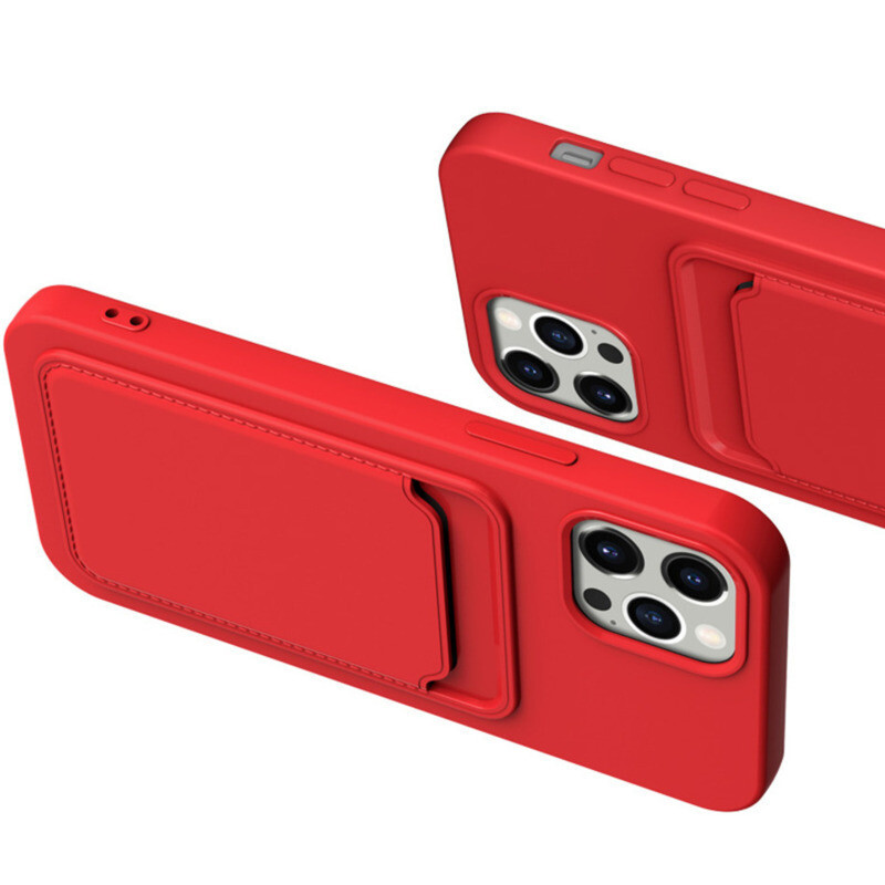 Калъф за телефон за IPhone 16 Pro Max Case IPhone 12 Mini TPU матирано меко защитно покритие iPhone 14 Card Pocket 15 Plus