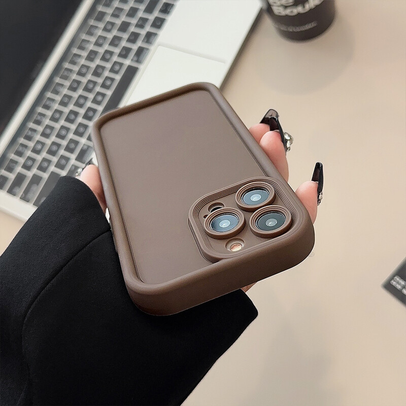 Bež smeđa crna elegantna telefonska torbica za iPhone 15 14 13 12 11 Pro Max Plus 7 8 SE X XR XS Max, tanka zaštitna maska otporna na udarce