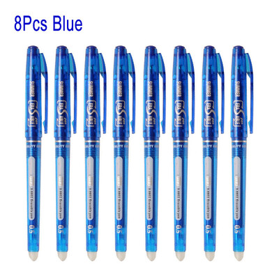 DELVTCH stilou gel șters 0,7 mm 0,5 mm Varf glonț Albastru Negru Roșu Culoare Tije de umplere Cerneală Scriere Desen Pictură Mâner lavabil