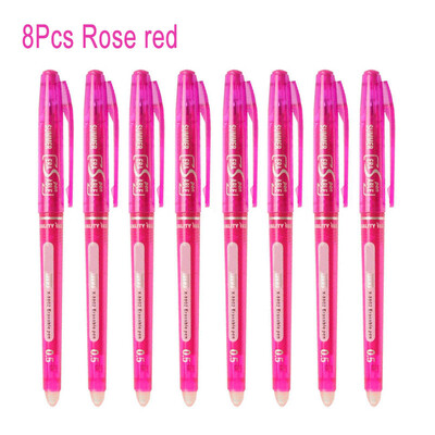 DELVTCH stilou gel șters 0,7 mm 0,5 mm Varf glonț Albastru Negru Roșu Culoare Tije de umplere Cerneală Scriere Desen Pictură Mâner lavabil