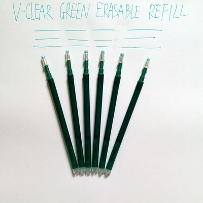 VCLEAR Klasična simpatična brisiva gel olovka sa zelenom tintom za školsko pisanje kawaii brisiva gel olovka Uredski pribor