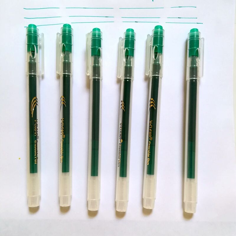 VCLEAR Klasična simpatična brisiva gel olovka sa zelenom tintom za školsko pisanje kawaii brisiva gel olovka Uredski pribor