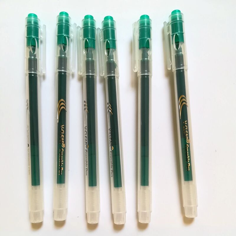 VCLEAR Klasična simpatična brisiva gel olovka sa zelenom tintom za školsko pisanje kawaii brisiva gel olovka Uredski pribor