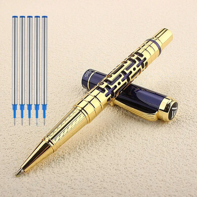 Nou de înaltă calitate 3095 Negru Roșu Business Office Roller Ball Pen Rechizite pentru studenți de școală Pix din metal Nou