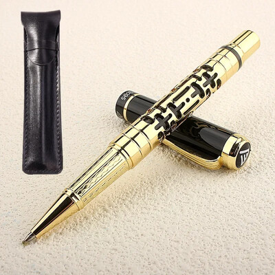 Nou de înaltă calitate 3095 Negru Roșu Business Office Roller Ball Pen Rechizite pentru studenți de școală Pix din metal Nou