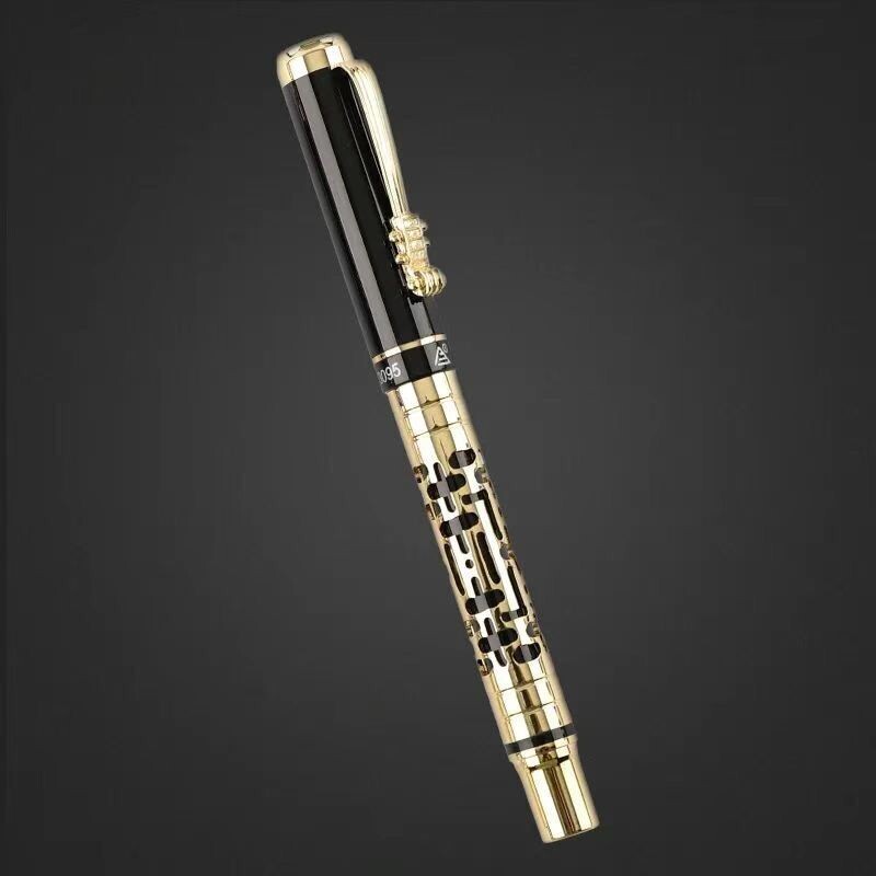 Nou de înaltă calitate 3095 Negru Roșu Business Office Roller Ball Pen Rechizite pentru studenți de școală Pix din metal Nou