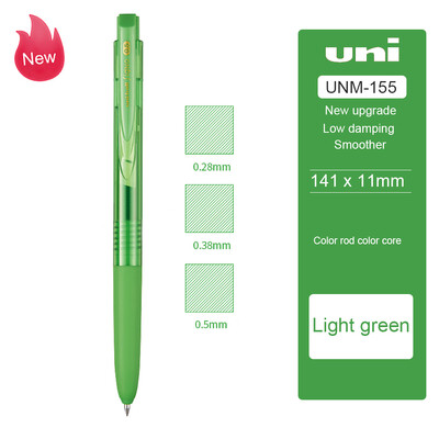 Japanski pribor Uvezene slatke UNI olovke Gel olovke UMN-155N Ograničeno izdanje Nisko prigušenje 0,28/0,38/0,5 mm Uredski pribor