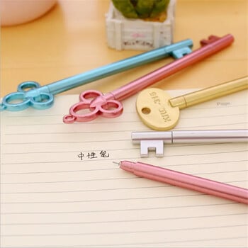 Jonvon Satone 30 τμχ Vintage Key Plastic Gel στυλό Creative Cute Kawaii Pens For Kids Σχολικά Προμήθειες Χονδρικό Χαριτωμένο στυλό