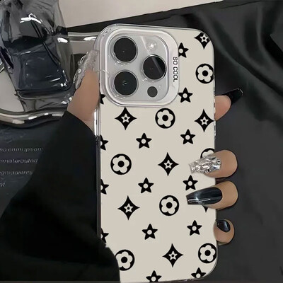 Telefonska maska s trendi sitnim uzorcima za Samsung Galaxy S25 S24 S23 S22 S21 S20 Note20 FE Ultra Plus 5G Anti Fall mat stražnja strana