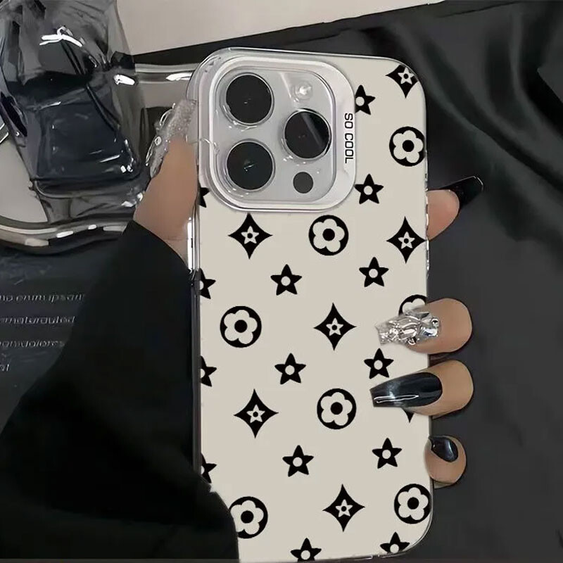 Telefonska maska s trendi sitnim uzorcima za Samsung Galaxy S25 S24 S23 S22 S21 S20 Note20 FE Ultra Plus 5G Anti Fall mat stražnja strana