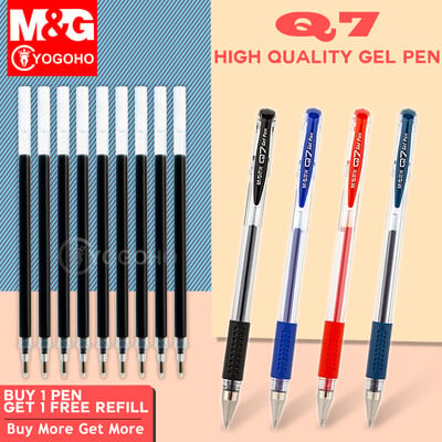 M&G 1/3/6pcs 0,5mm classic series Q7 Πλαστικό υλικό τζελ στυλό γραφείου Signature στυλό για μαθητή που γράφει δώρο γραφείου σχολείο