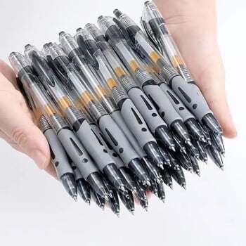 Στυλό Ballpoint Retractable Gel Pens Μαύρο Κόκκινο Μπλε Μελάνι 0,5mm Ανταλλακτικά Ανταλλακτικά Ballpoint Σχολικά είδη Γραφείου Χαρτικά