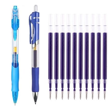 Στυλό Ballpoint Retractable Gel Pens Μαύρο Κόκκινο Μπλε Μελάνι 0,5mm Ανταλλακτικά Ανταλλακτικά Ballpoint Σχολικά είδη Γραφείου Χαρτικά