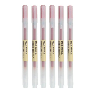 0,38/0,5 mm Fina gel olovka s plavom/crnom tintom MUJIs Refill Drška za šipke Gel olovka Školska kemijska olovka Ured Studentski pisaći pribor